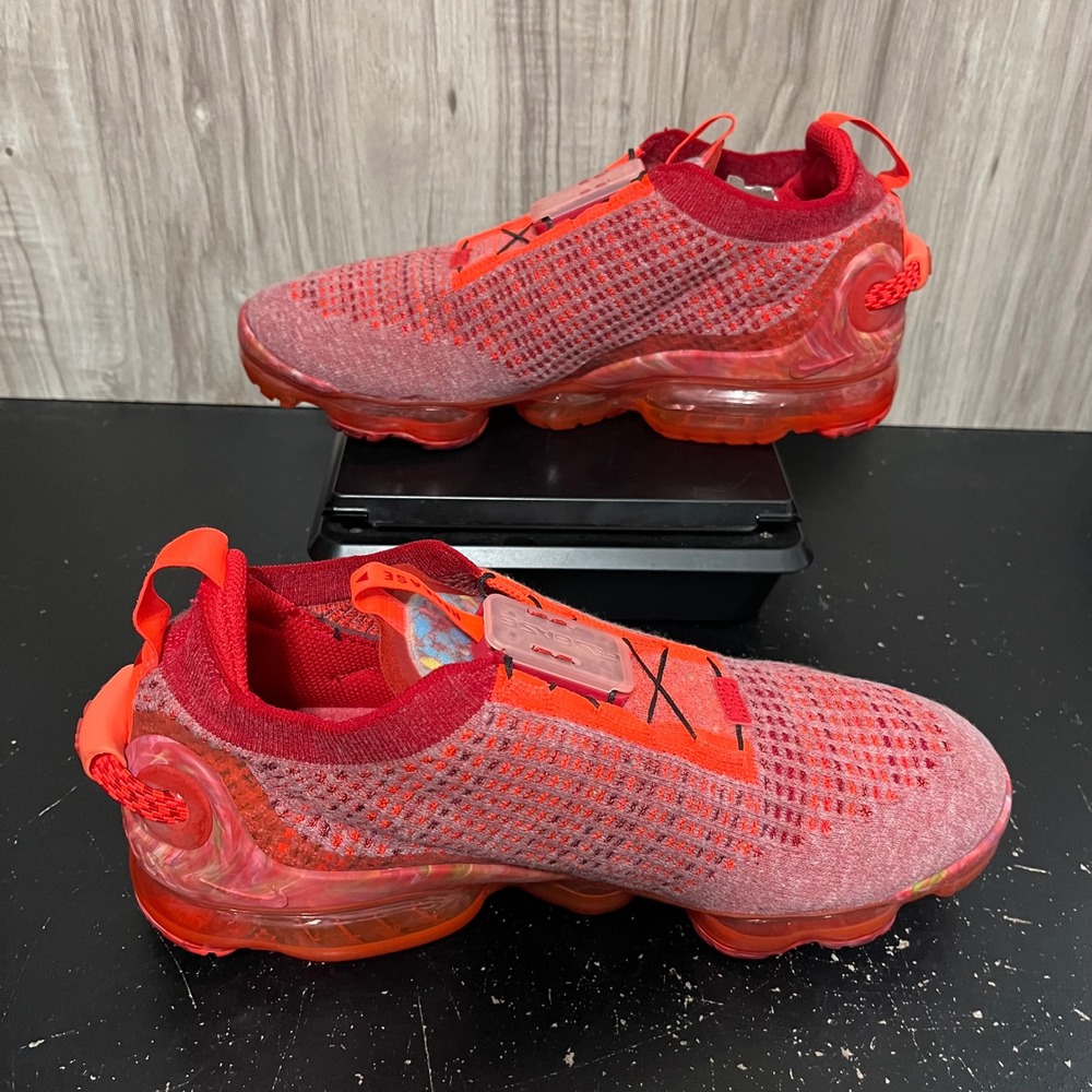 Nike Air VaporMax 2020 Flyknit 'Team Red' Mens Size 8 Womens 9.5 CT1823-600 - Picture 4 of 9